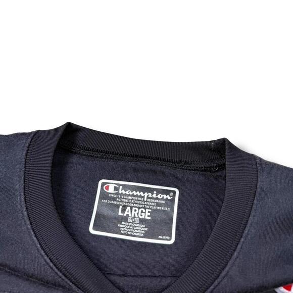 Champion Life Men’s Football Jersey #19 Size Large Long Sleeve Vintage Look Y2K - Picture 5 of 7